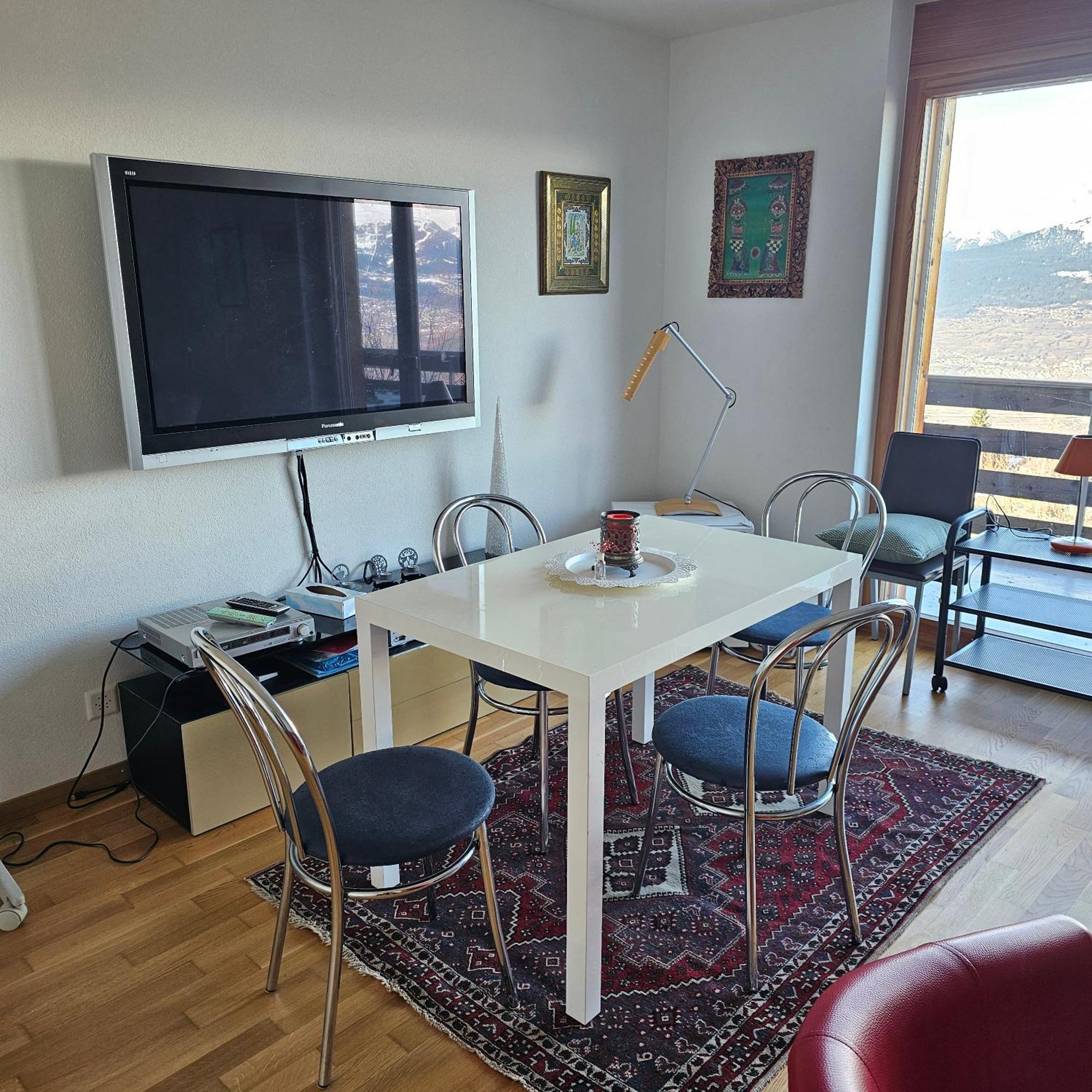 Appartement Meuble A Louer A Nax Extérieur photo